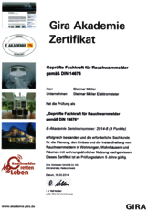 Geprüfte Fachkraft für Rauchwarnmelder gemäß DIN 14676